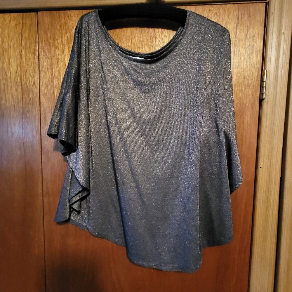 Isaac Mizrahi sparkle blouse